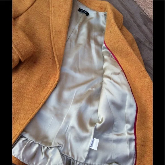 J. Crew Mustard Yellow Blazer - Picture 4 of 5